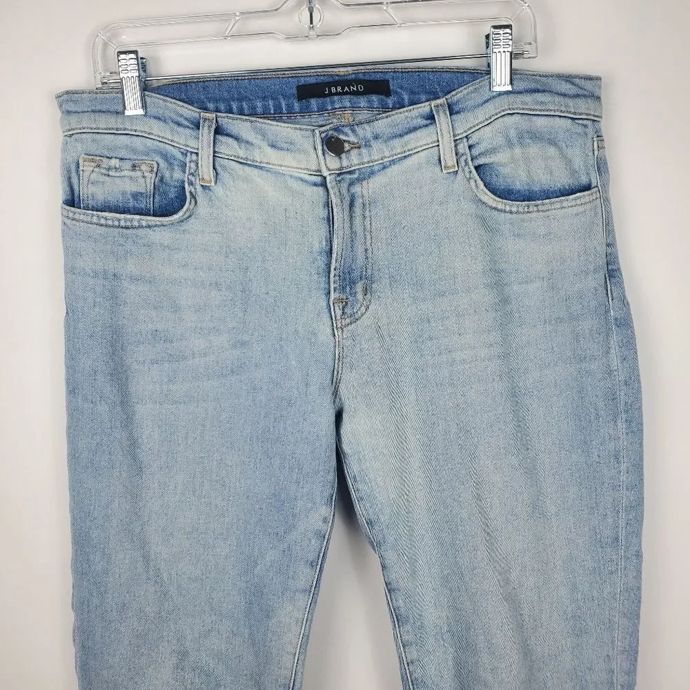 J BRAND cropped Ellis love cat light wash Denim ankle jeans Womens 30 Casual - Picture 4 of 9